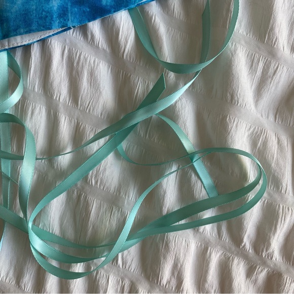 Floral Watercolor Print Strapless Corset Top - Picture 5 of 5